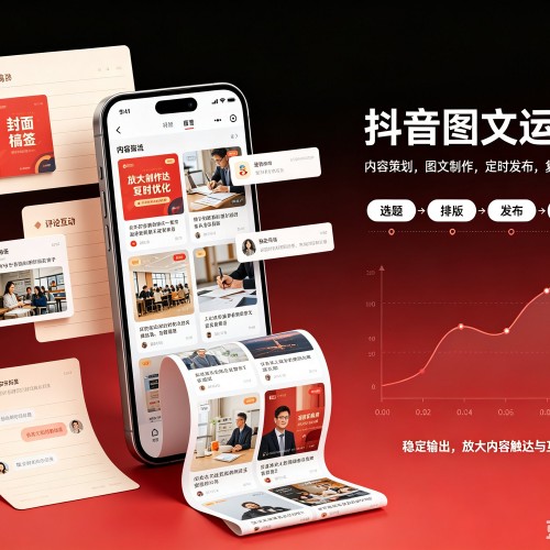 红安抖音图文代运营服务